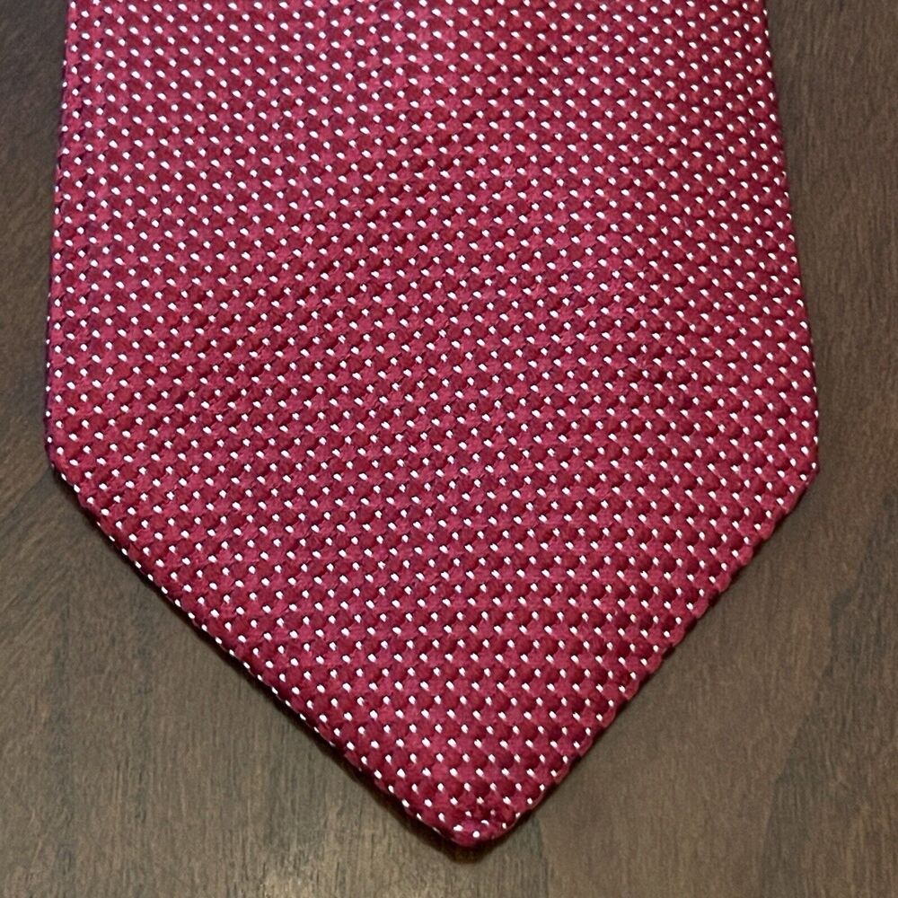 Vintage Nordstrom Red 100% Silk Men’s Neck Tie Made In USA